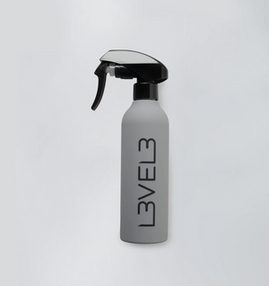 Level 3 Rubberized Spray Bottle - Grey