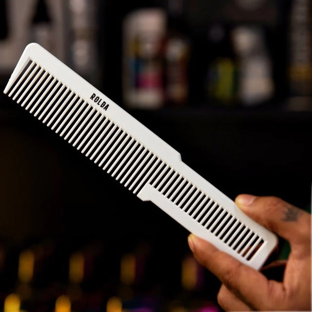 Rolda Carbon Cutting Comb - White