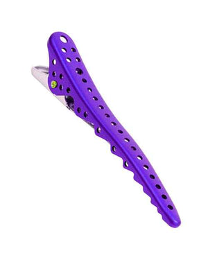 YS Park Shark Clip - Purple Metal