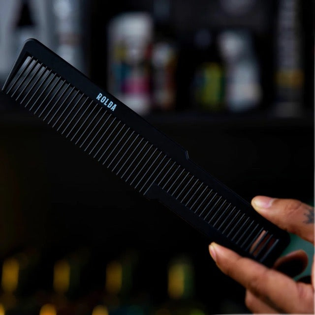 Rolda Carbon Cutting Comb - Black
