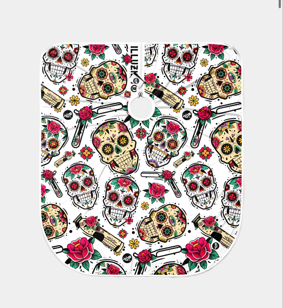 Illuzien Cape - Day of the Dead White