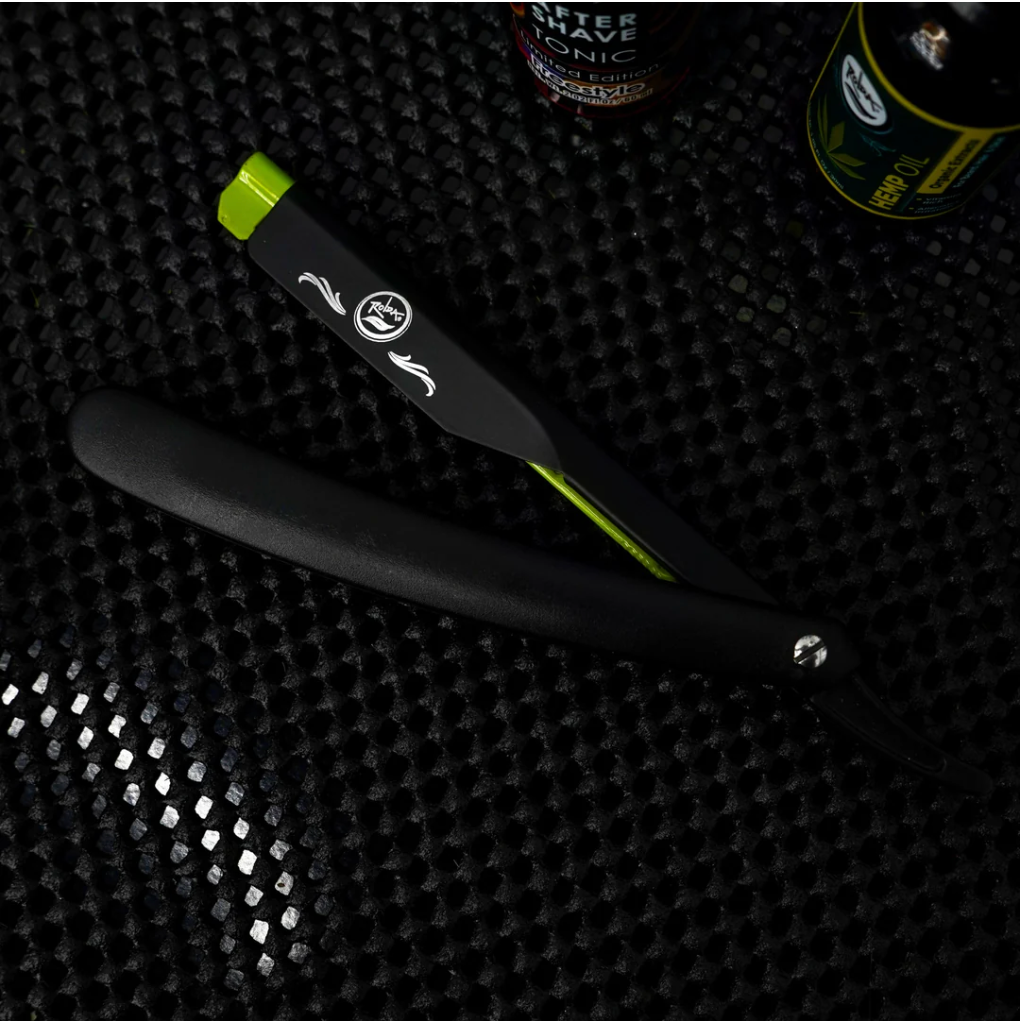 Rolda Black Razor Handle with Green Cartridge