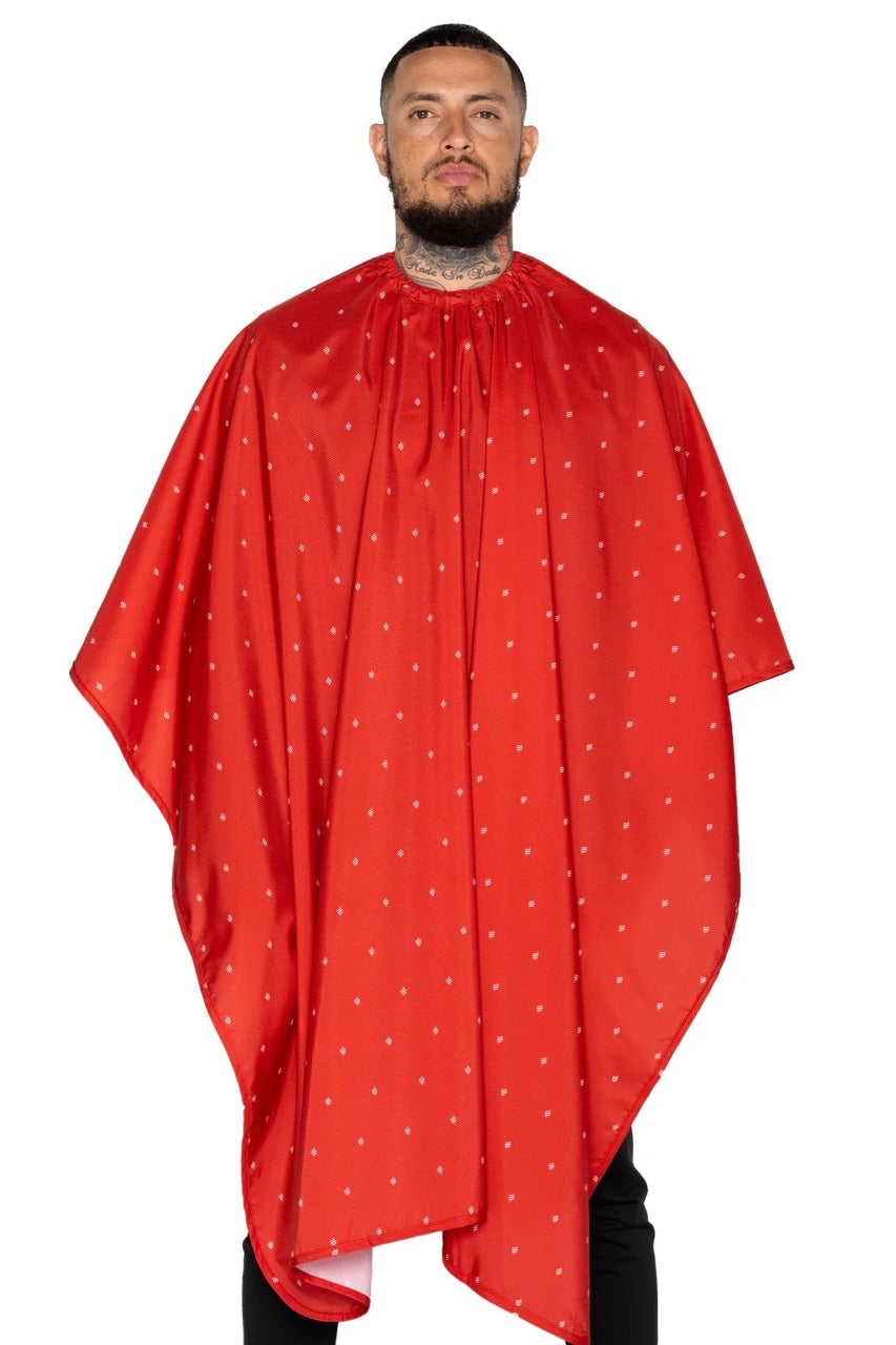 Barber Strong - Barber Cape Barber Shield Red