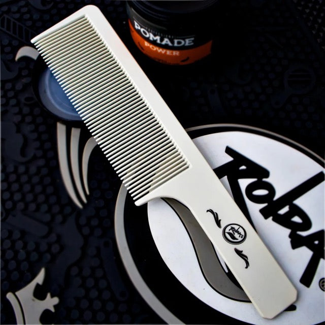 Rolda Flat Top Comb - White