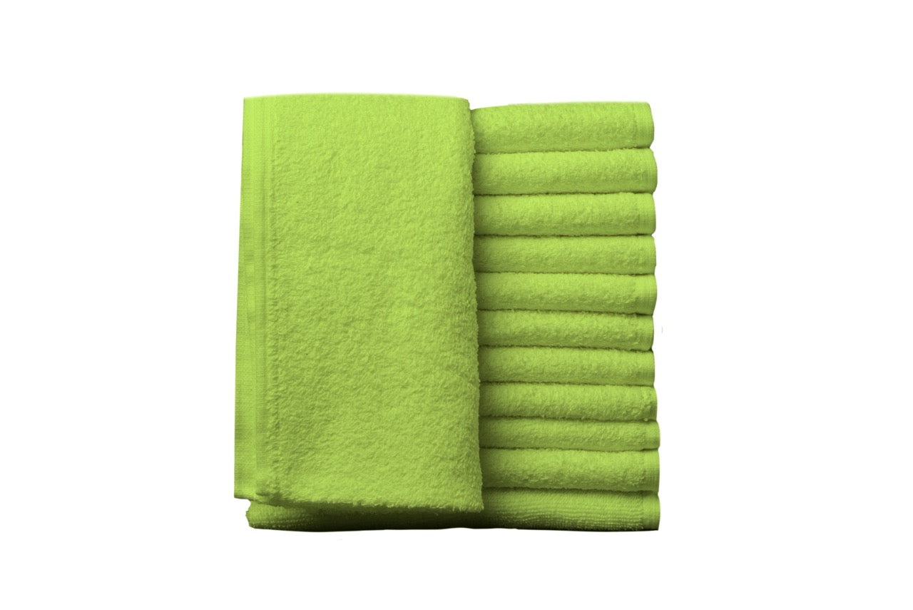 ProTex Luxe3 Lime Green Towels 12pk