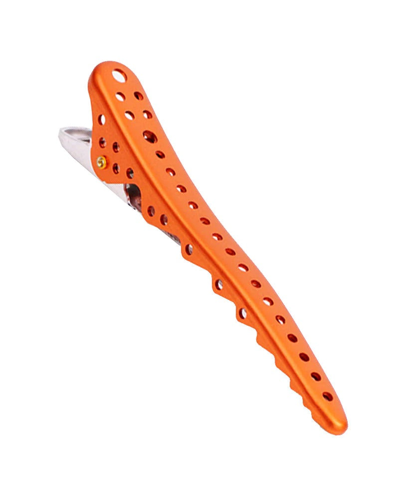 YS Park Shark Clip - Orange Metal