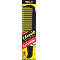 Black Ice Carbon Clipper Comb 9 inch