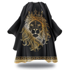 Black Ice Barber Cape - Live Like A King