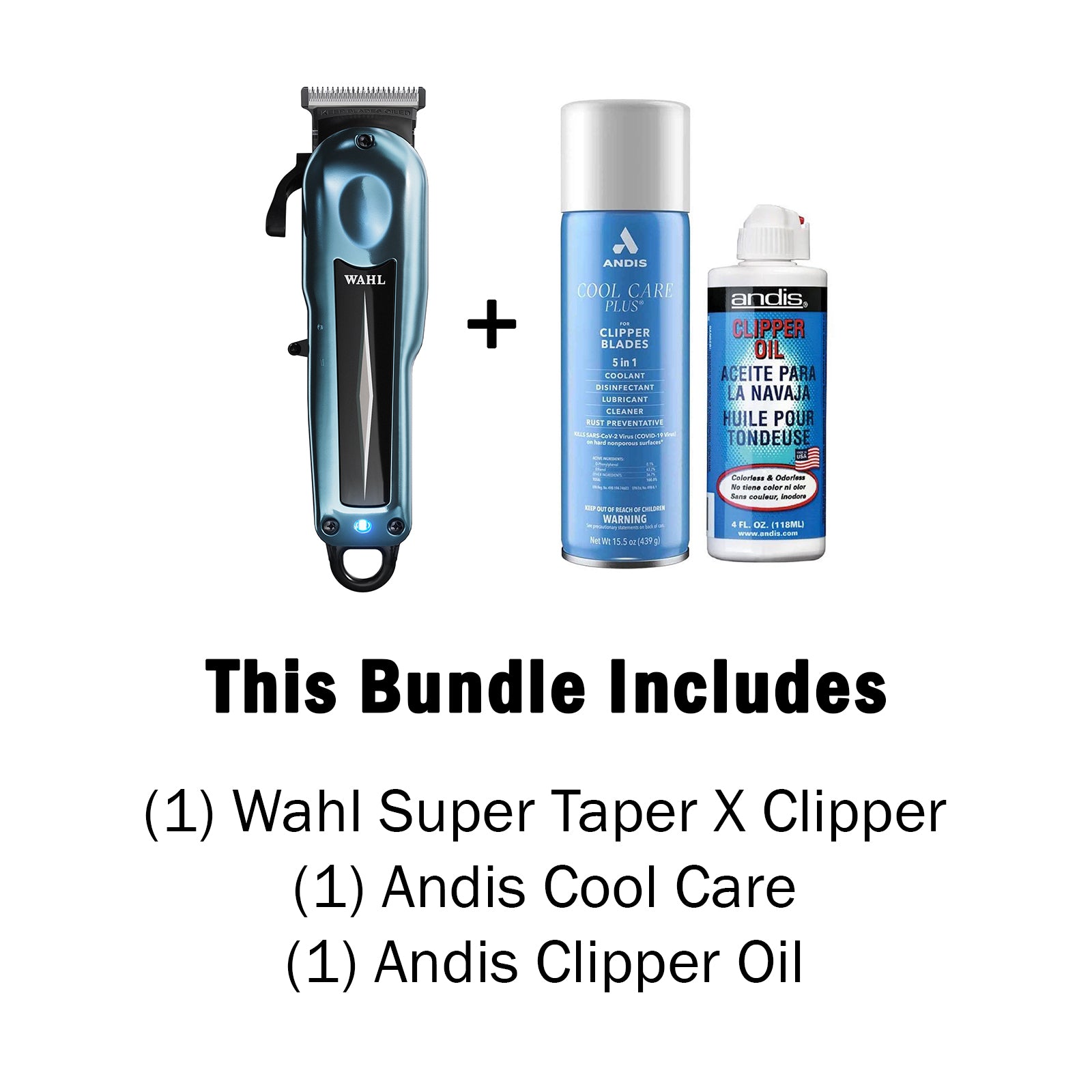 Wahl Super Taper X Clipper + Cool Care & Clipper Oil
