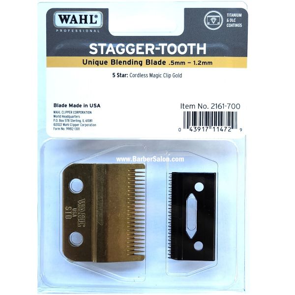Wahl Stagger Tooth - Gold Magic Clip Replacement Blade