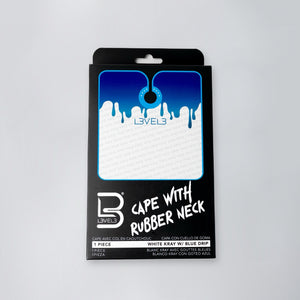 Level 3 Rubber Neck Cutting Cape White/Blue